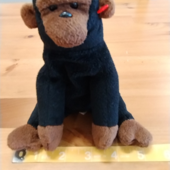 โTy Beanie Babies' Congo the Black Gorilla 6in - Picture 11 of 12